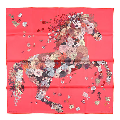 Hermes Silk Robe Legere Scarf 90 Rose Lipstick Vieux Rose 1 of 3