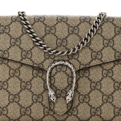 Gucci GG Supreme Monogram Mini Dionysus Chain Wallet Beige Taupe 8 of 10