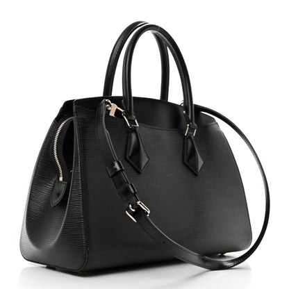 Louis Vuitton Epi Soufflot MM Black 2 of 10