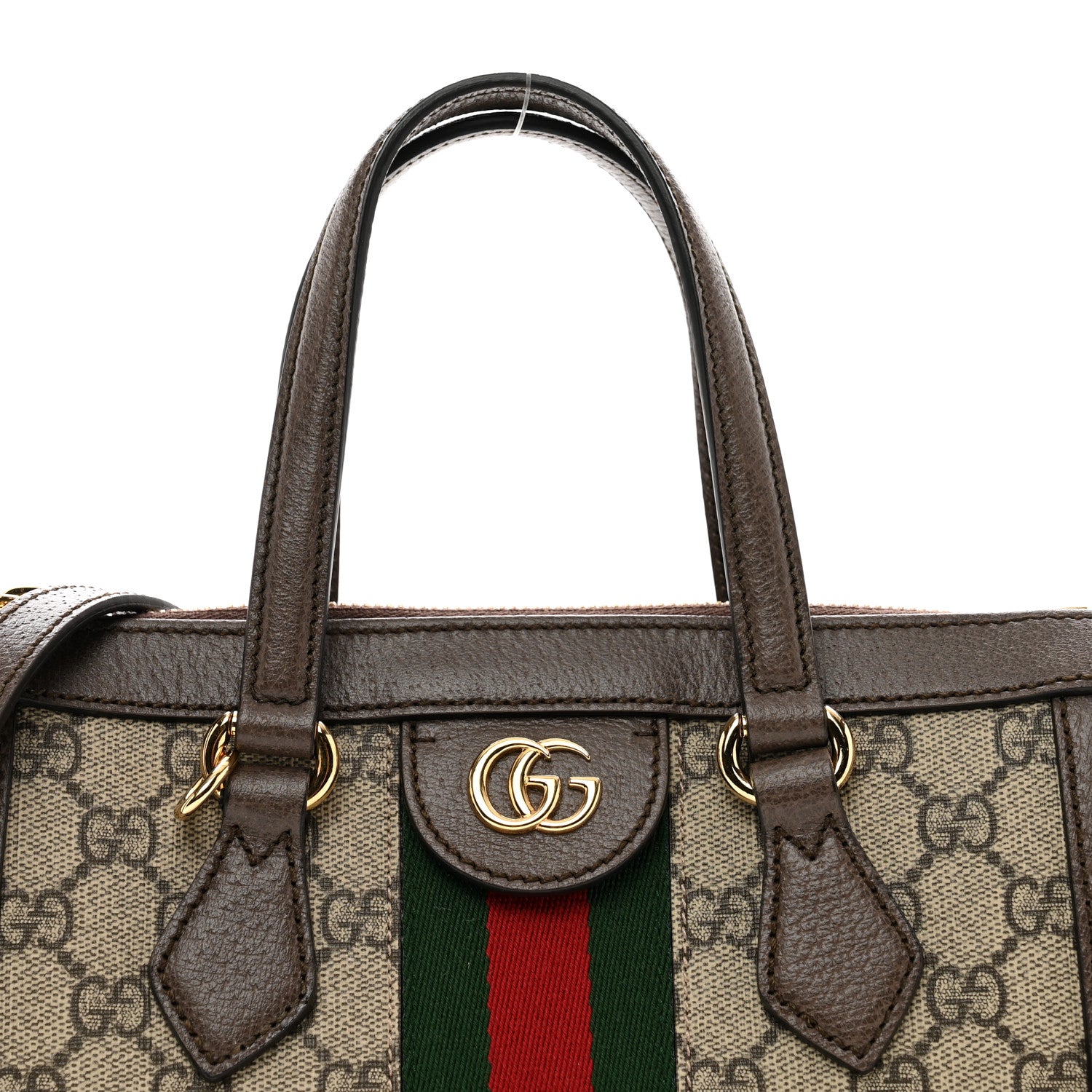 Gucci GG Supreme Monogram Small Ophidia Tote Bag Brown 5 of 10