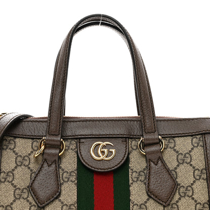 Gucci GG Supreme Monogram Small Ophidia Tote Bag Brown 5 of 10