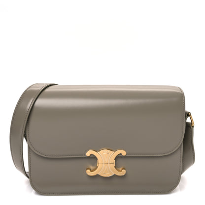 Celine Shiny Calfskin Medium Triomphe Modern Taupe 1 of 11