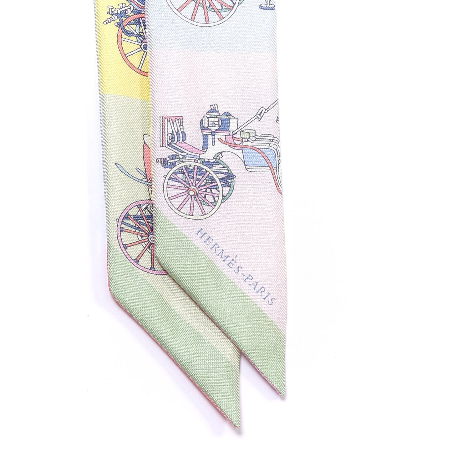 Silk Les Voitures Exquises Twilly Rose Pale Jaune Pale
