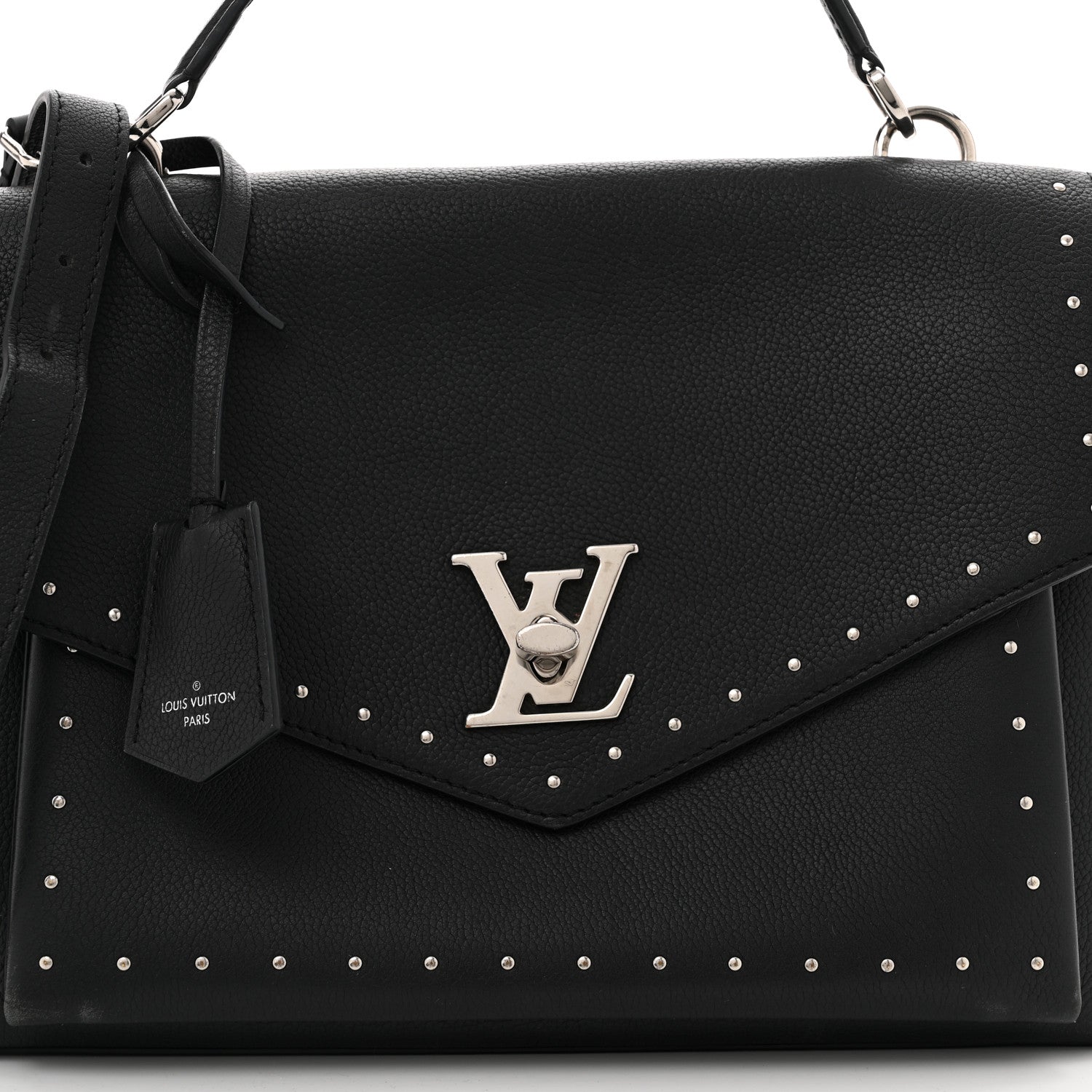 Louis Vuitton Soft Calfskin My Lockme Studs Black 8 of 15