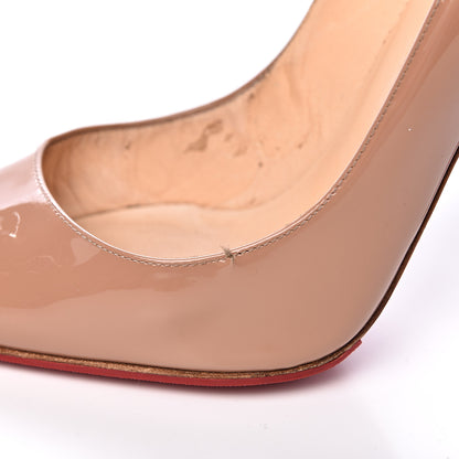 Christian Louboutin Patent Pigalle 120 Pumps 40.5 Nude 11 of 14