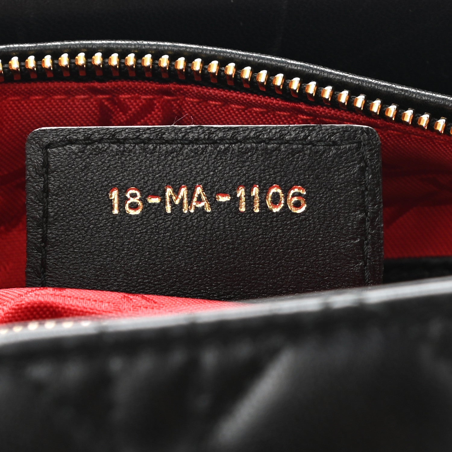 Christian Dior Lambskin Cannage Medium Lady Dior Black 7 of 10
