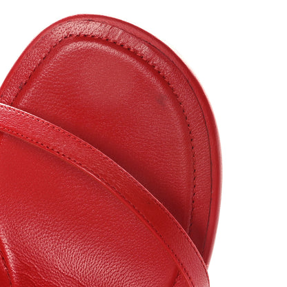 Givenchy Smooth Nappa G Cube 105mm Sandals 36 Red 7 of 8