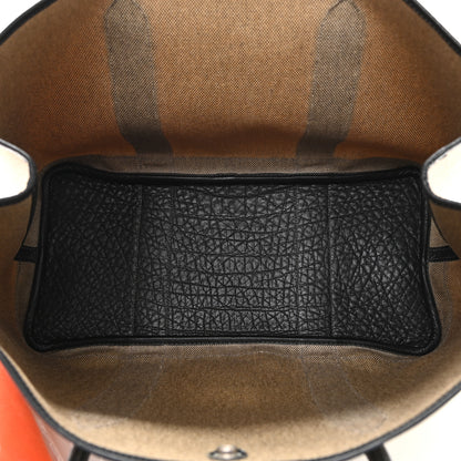 Hermes Toile Buffle Skipper Garden Party 36 MM Tote Black 5 of 9