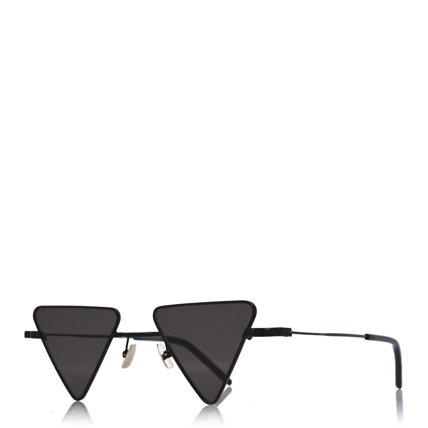Saint Laurent Metal Triangle Zoe Sunglasses SL300 Black 1 of 7
