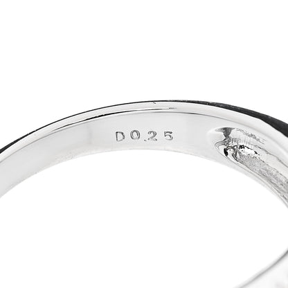 Parker & West by FASHIONPHILE 18K White Gold Diamond .24ctw 3 Row Pave Band Ring 53 6.25 9 of 13
