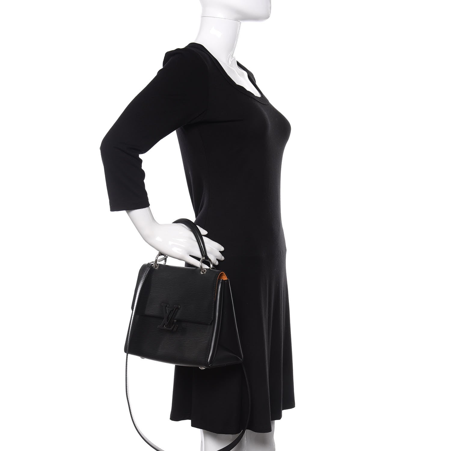 Louis Vuitton Epi Grenelle MM Black 3 of 11