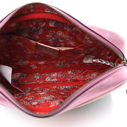 Gucci Laminated Nappa Trapuntata Small Zumi Shoulder Bag Rosa Lago Rame 4 of 9