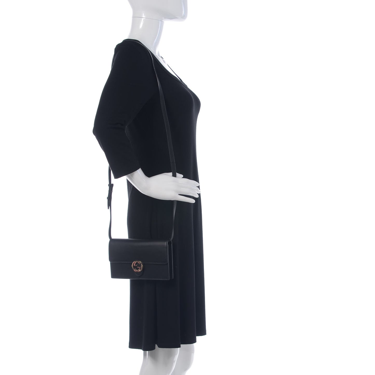 Calfskin Icon Wallet Black