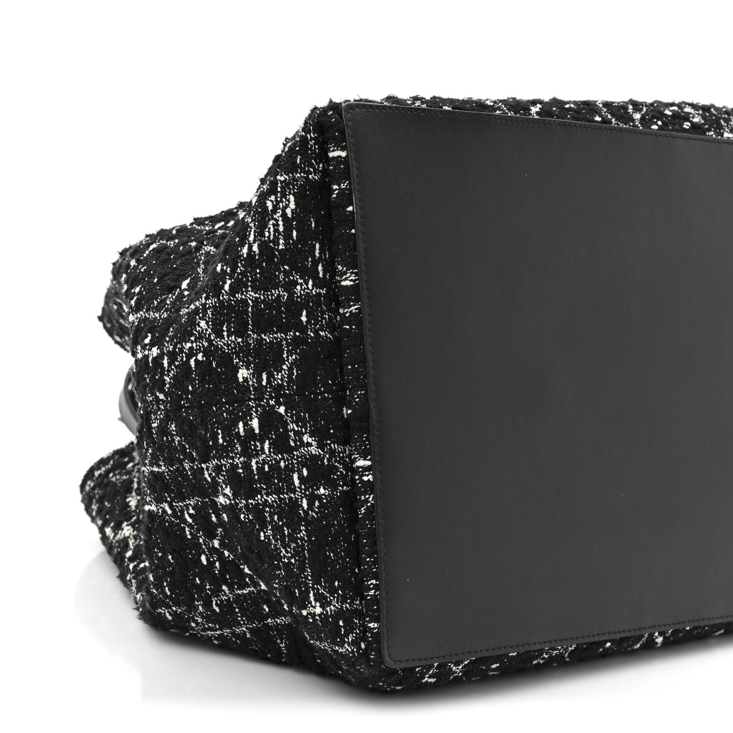 Tweed Cannage Large Toujours Black White