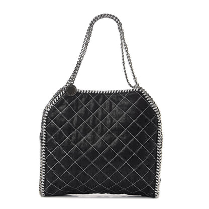Stella McCartney Shaggy Deer Quilted Small Falabella Black 1 of 10