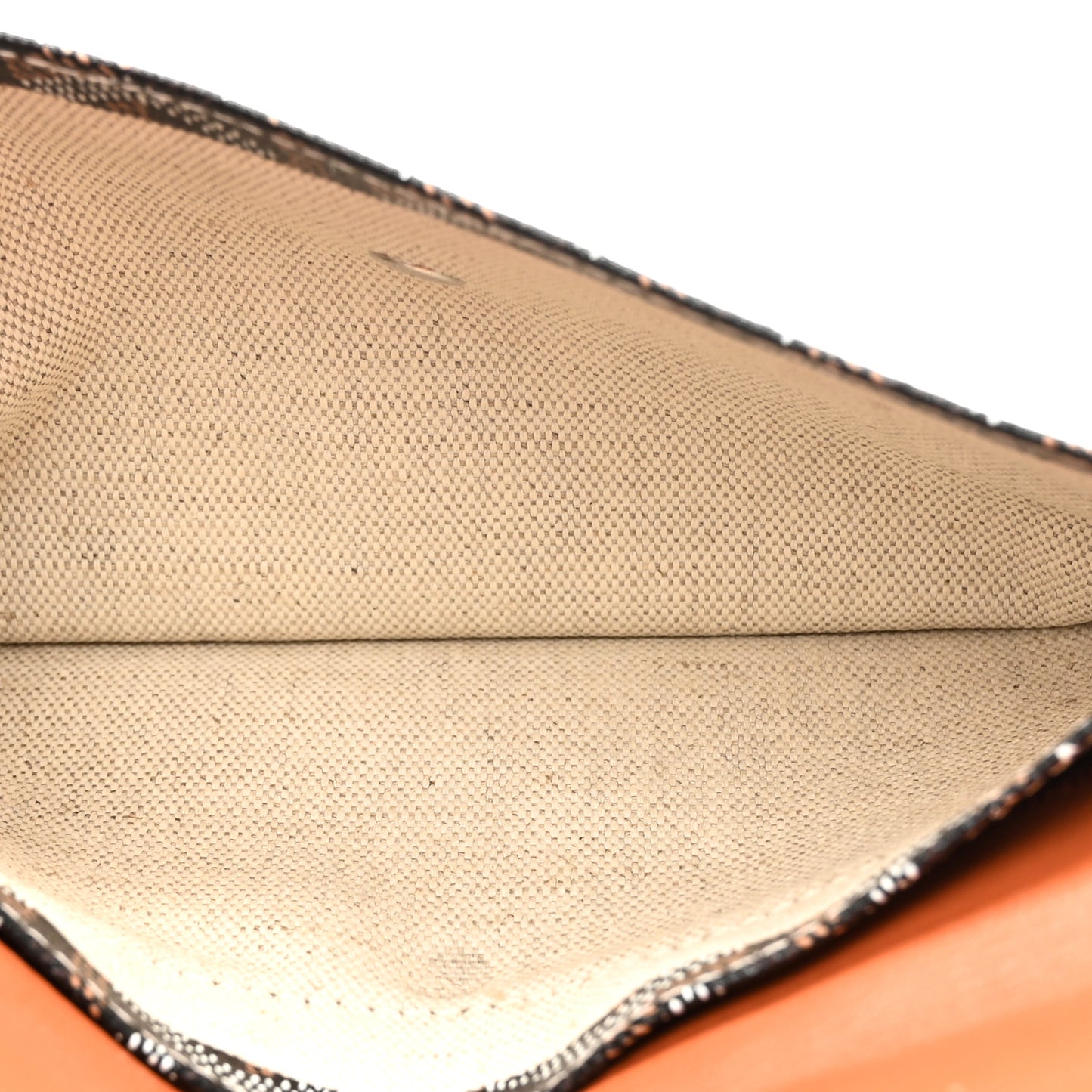 Goyardine Pouch Black Gold