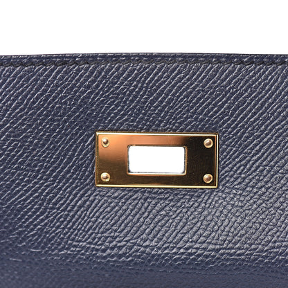 Hermes Epsom Kelly Sellier 28 Bleu Indigo 27 of 42