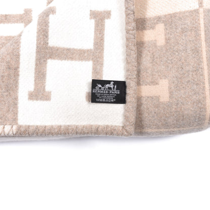 Hermes Wool Cashmere Avalon III Blanket Coco Camomille 3 of 3