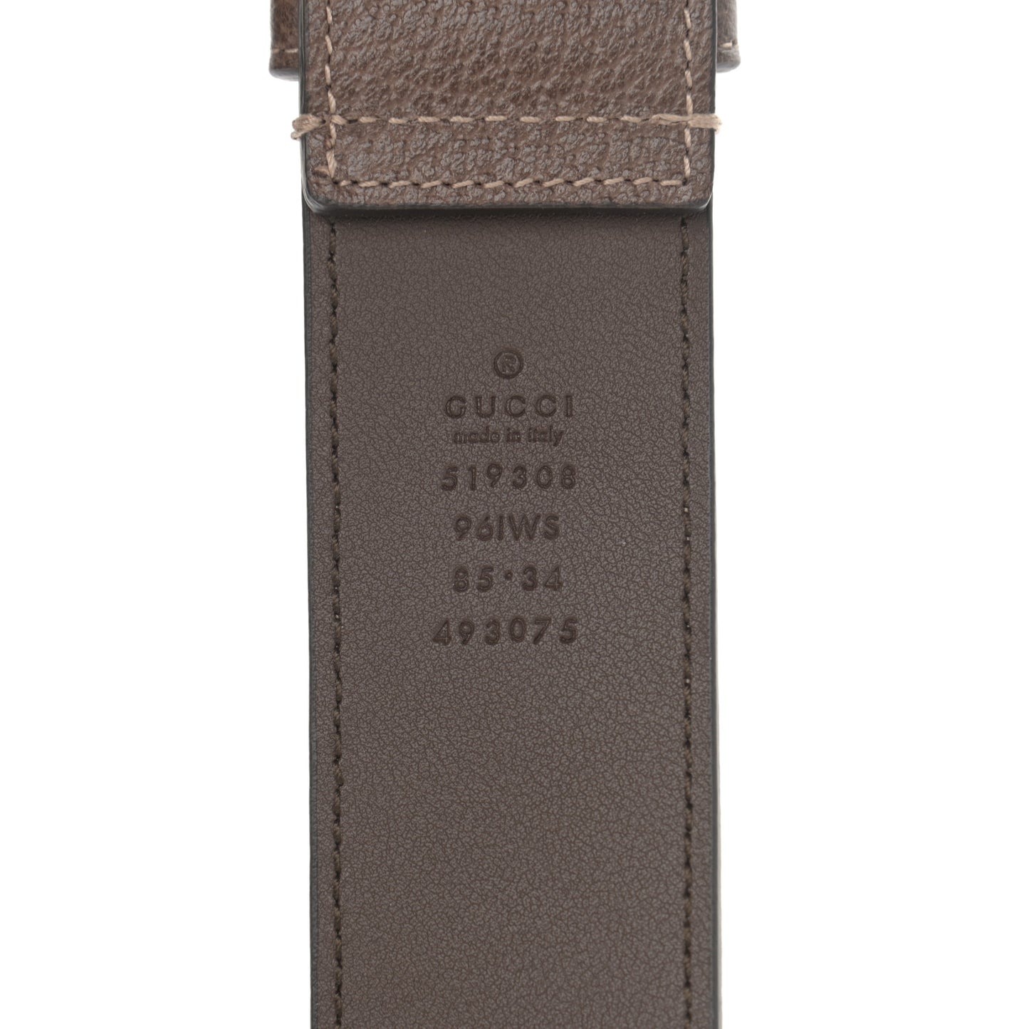 GG Supreme Monogram Web Ophidia Belted iPhone Case 85 34 Dark Brown