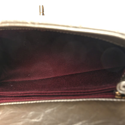 Chanel Metallic Aged Calfskin Quilted Mini Coco Handle Flap Gold 4 of 9