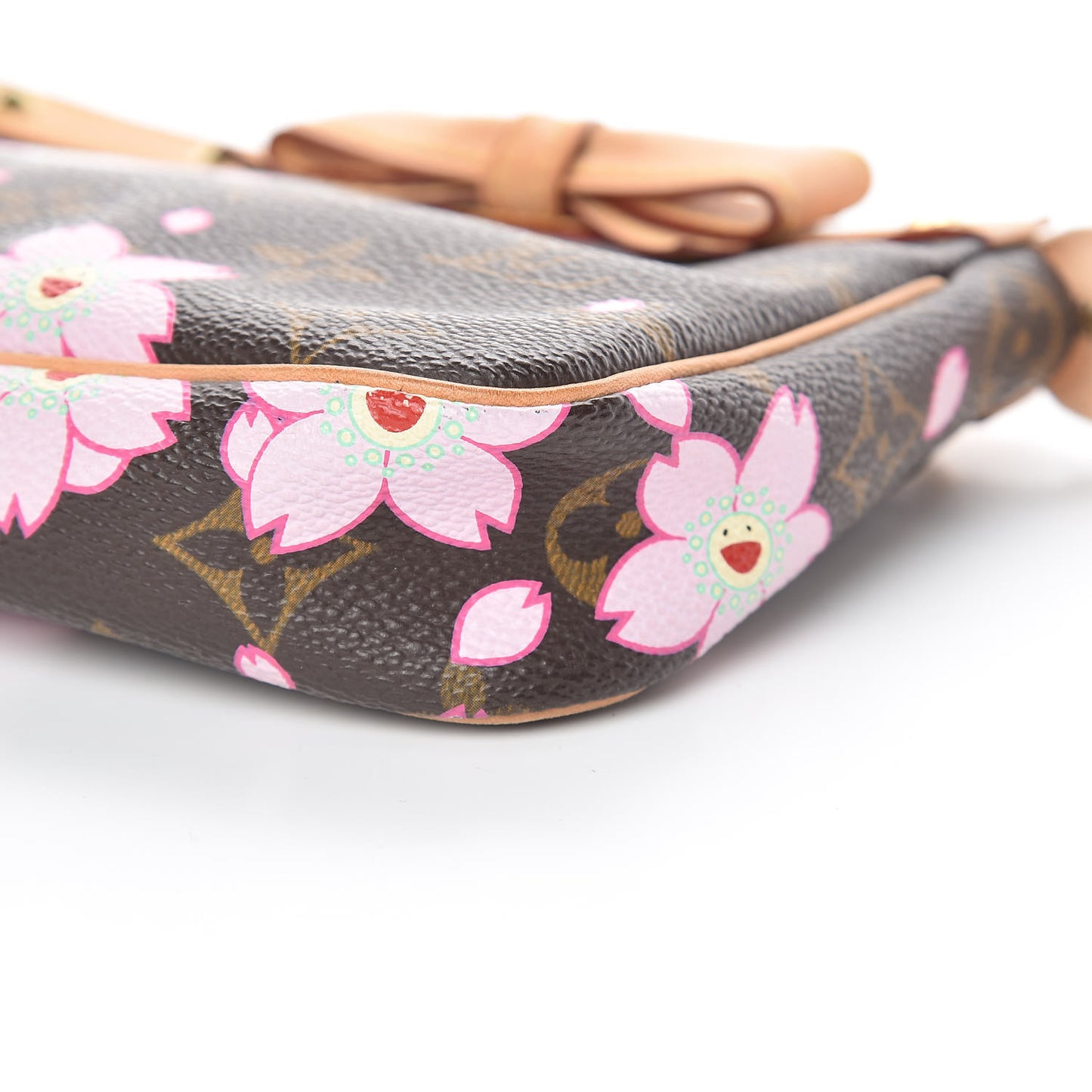 Monogram Cherry Blossom Pochette Accessories Brown