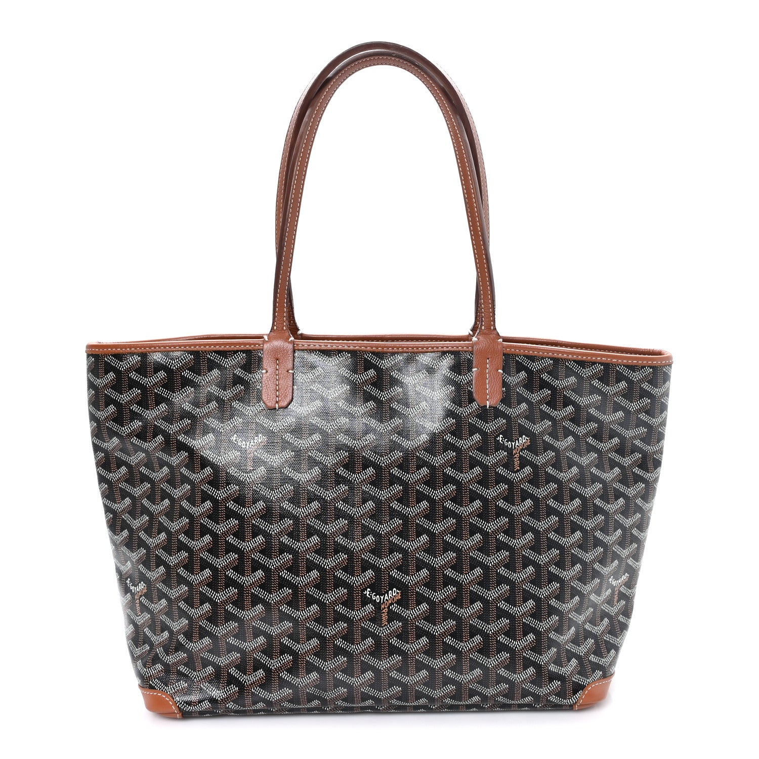 Goyard Goyardine Artois PM Black Gold 1 of 13