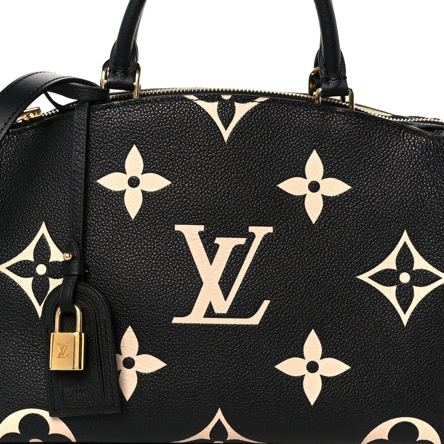 Louis Vuitton Empreinte Monogram Giant Petit Palais Black Beige 7 of 9