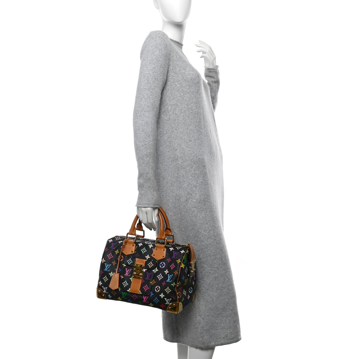 Monogram Multicolor Speedy 30 Black