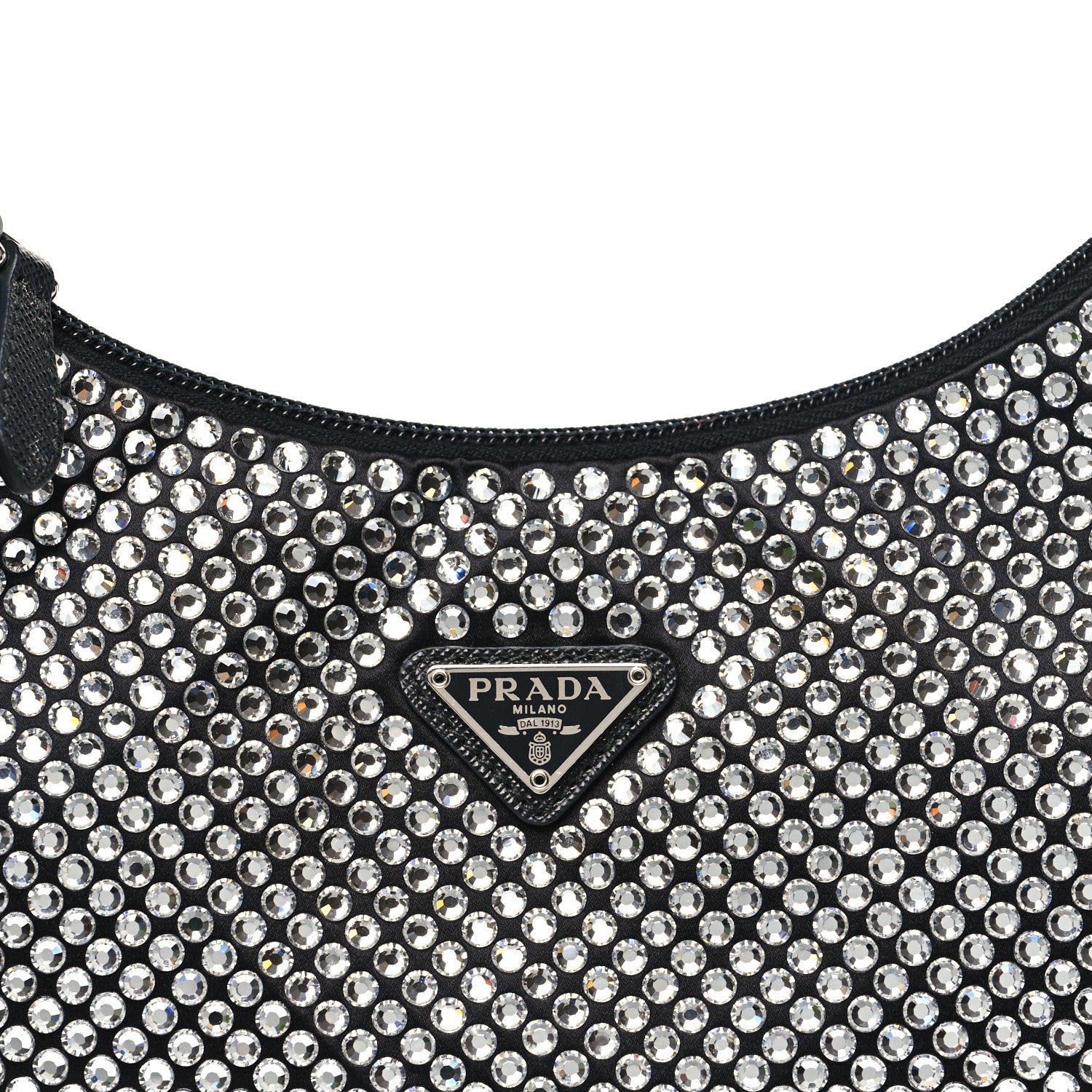 Prada Satin Crystal Mini Re-Edition 2000 Bag Cristal 8 of 10