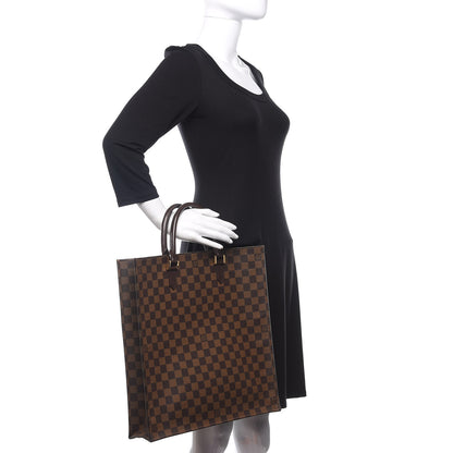 Louis Vuitton Damier Ebene Sac Plat 2 of 9