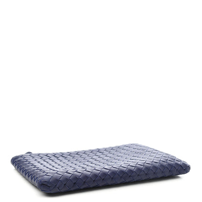 Bottega Veneta Nappa Intrecciato Medium Zip Pouch Atlantic 3 of 4