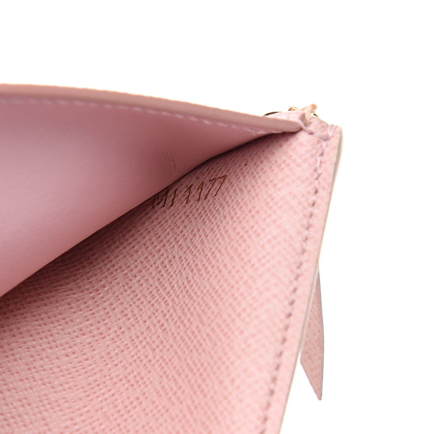 Damier Azur Victorine Wallet Rose Ballerine
