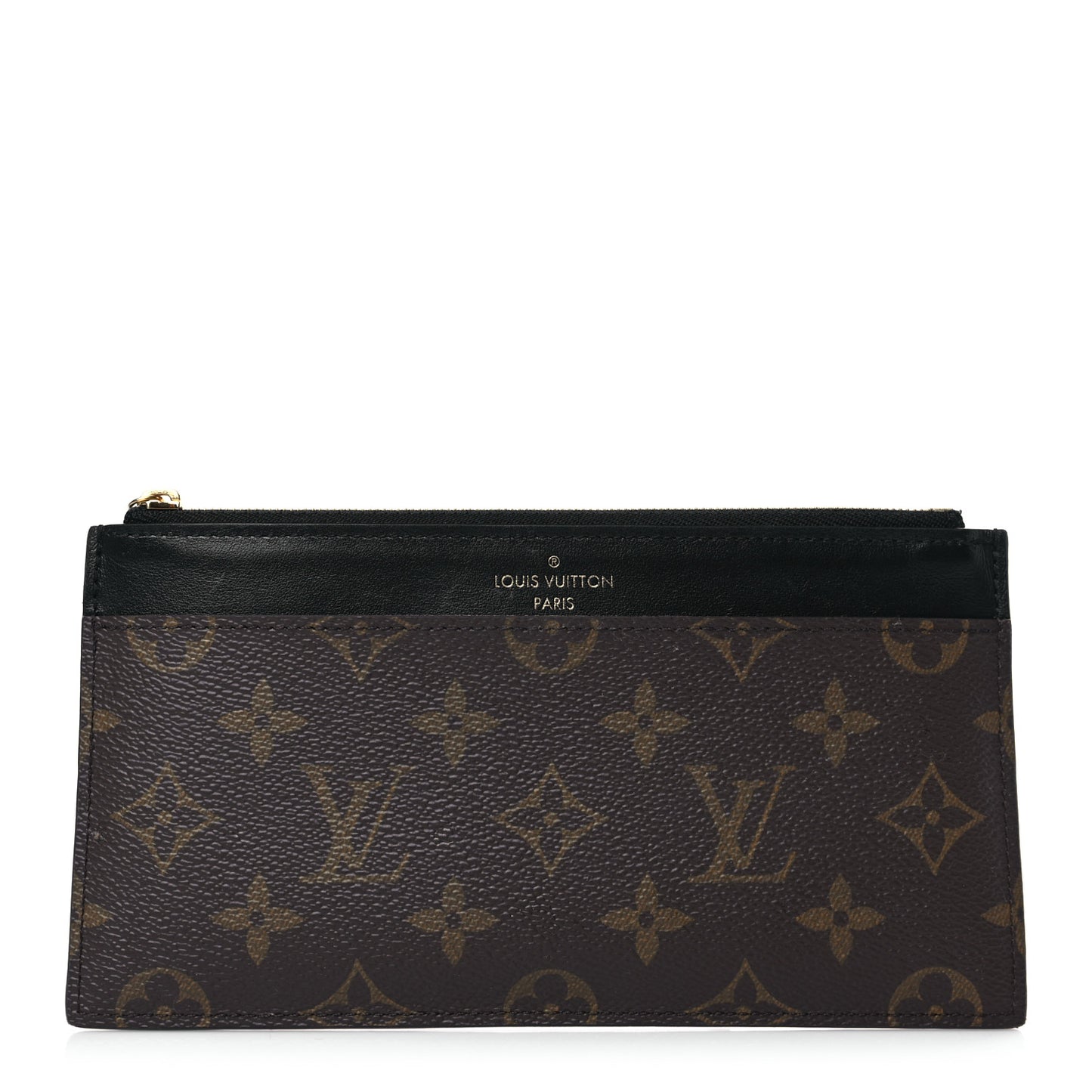 Monogram Slim Purse Black