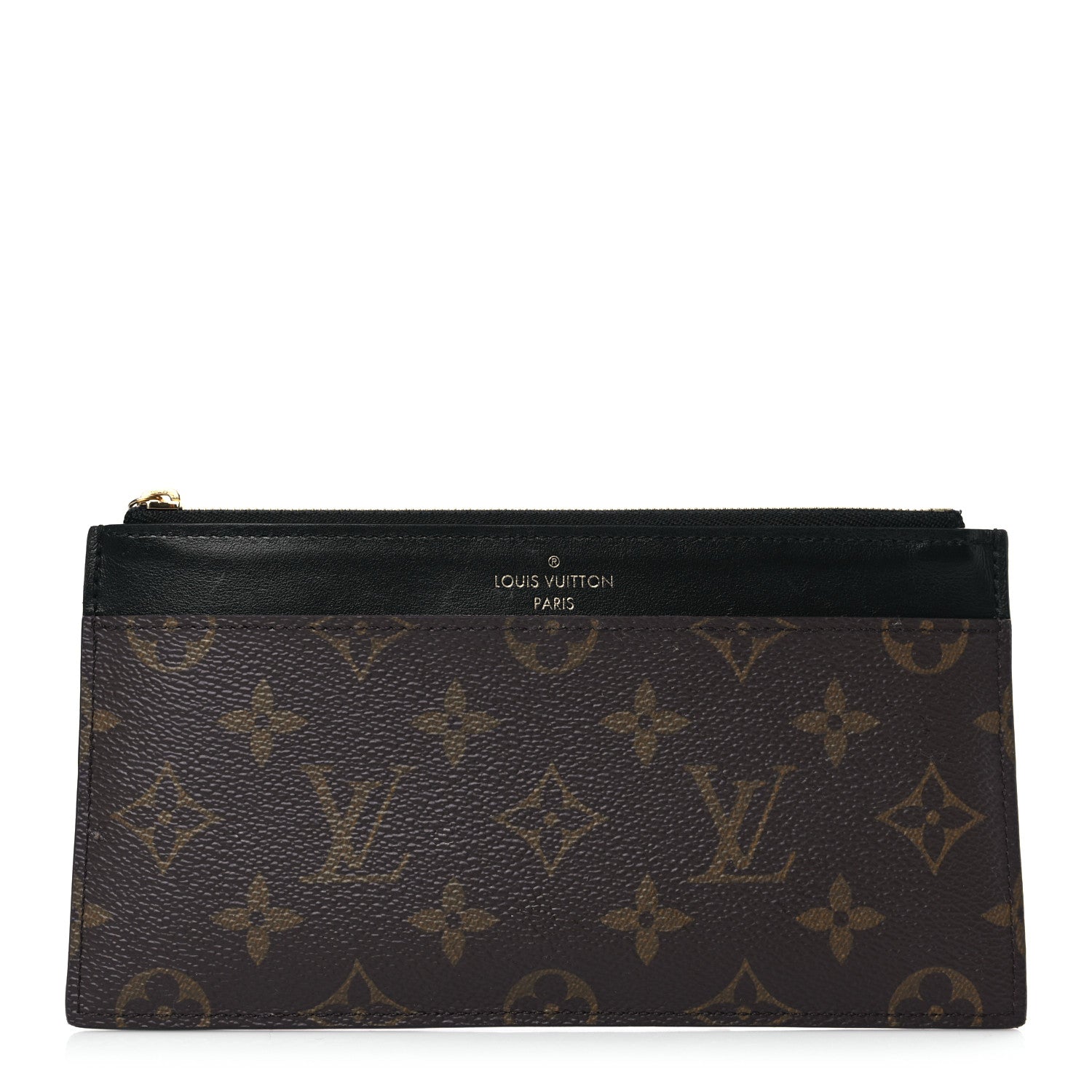 Louis Vuitton Monogram Slim Purse Black 1 of 6