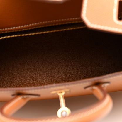 Hermes Epsom Birkin Sellier 25 Gold 5 of 10
