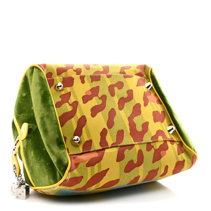 Christian Dior Leopard Canvas Gambler Dice Bowler Multicolor 4 of 10