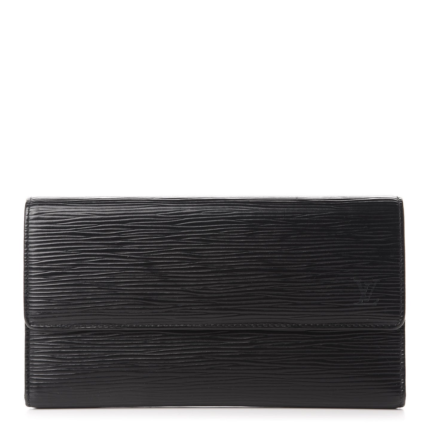 Epi Porte Tresor International Wallet Black