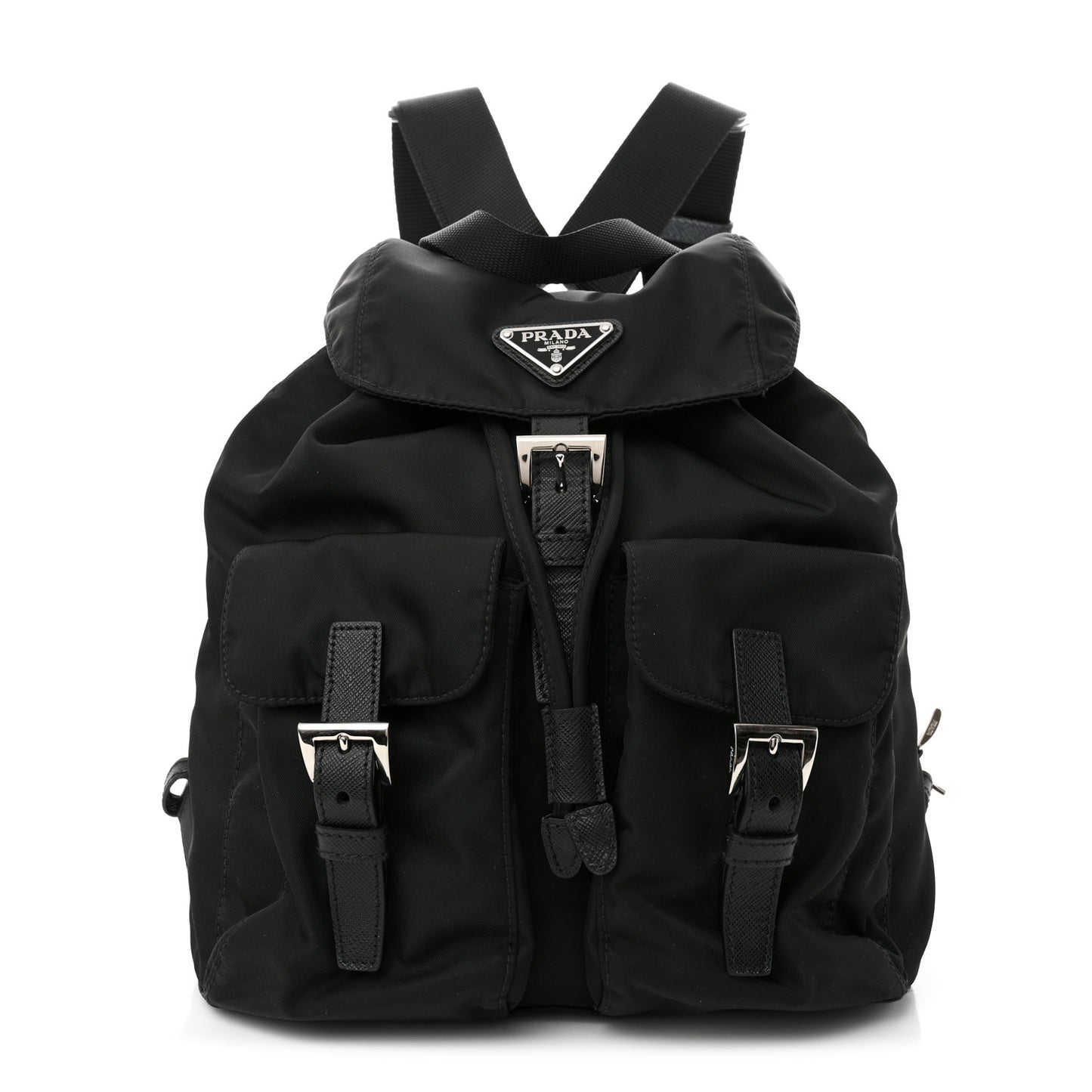 Tessuto Nylon Vela Small Backpack Black