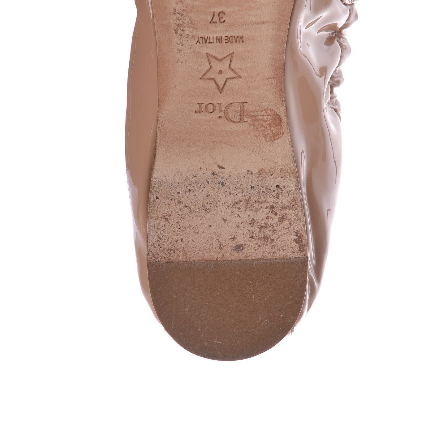 Patent Baby-D Ballet Flats 37 Nude
