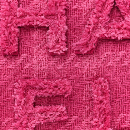 Chanel Wool Tweed Large Zipped Shopping Tote Pink 8 of 10