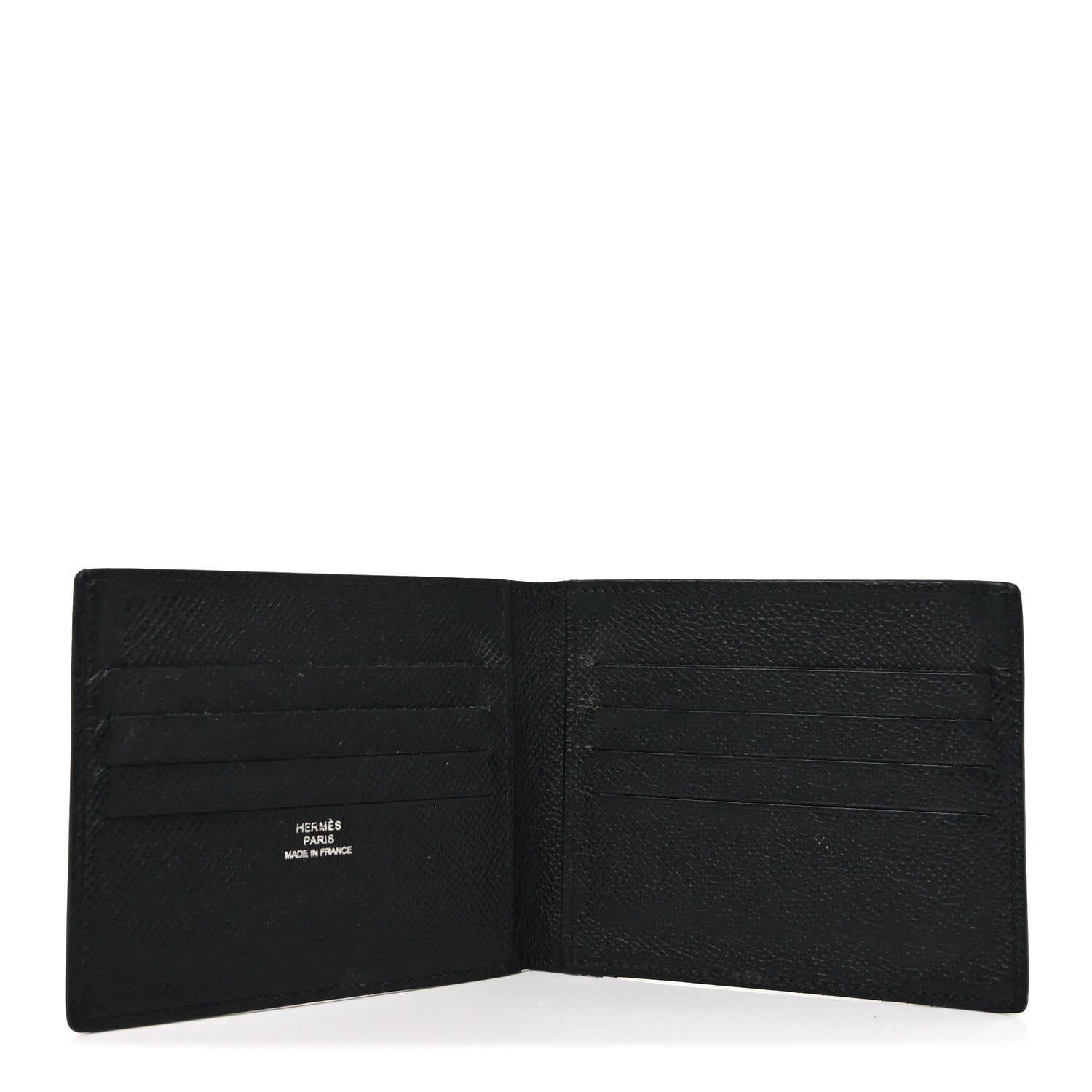 Hermes Epsom Citizen Twill Compact Wallet Black 5 of 7