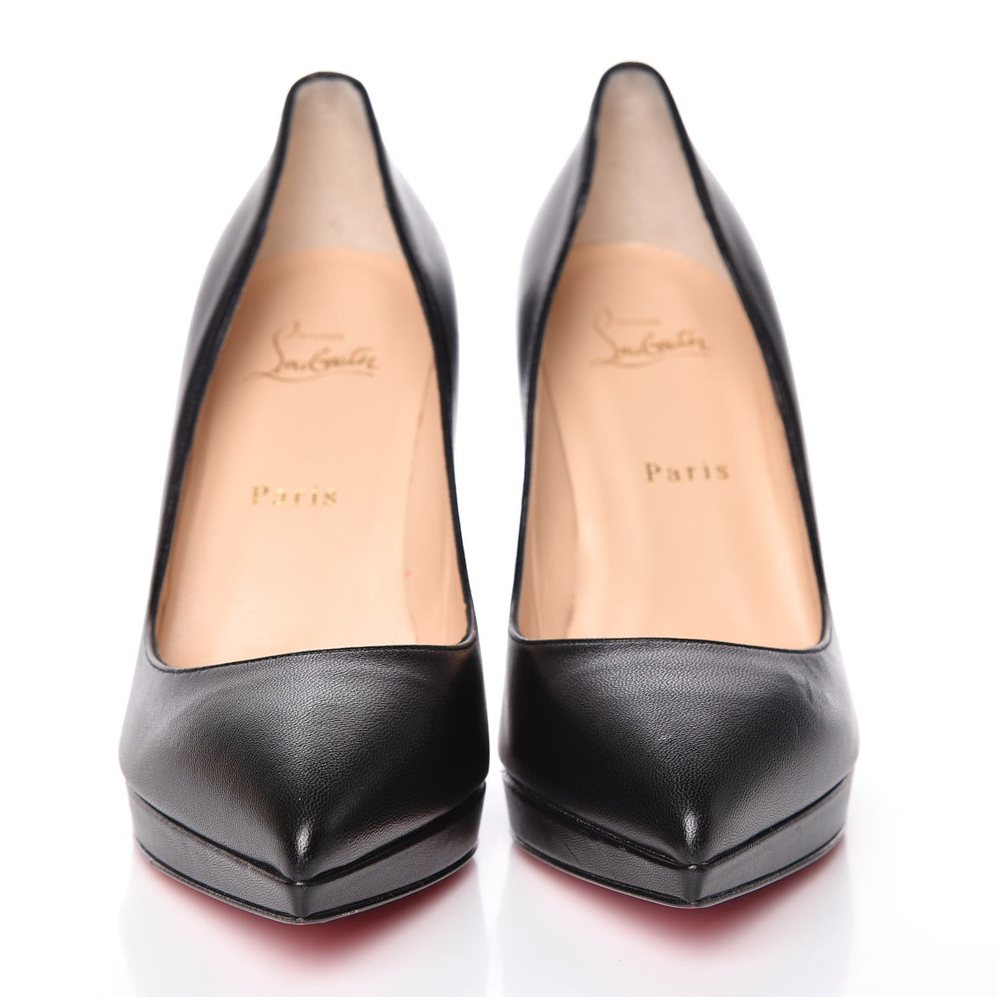 Shiny Nappa Pigalle Plato 100 Pumps 39 Black