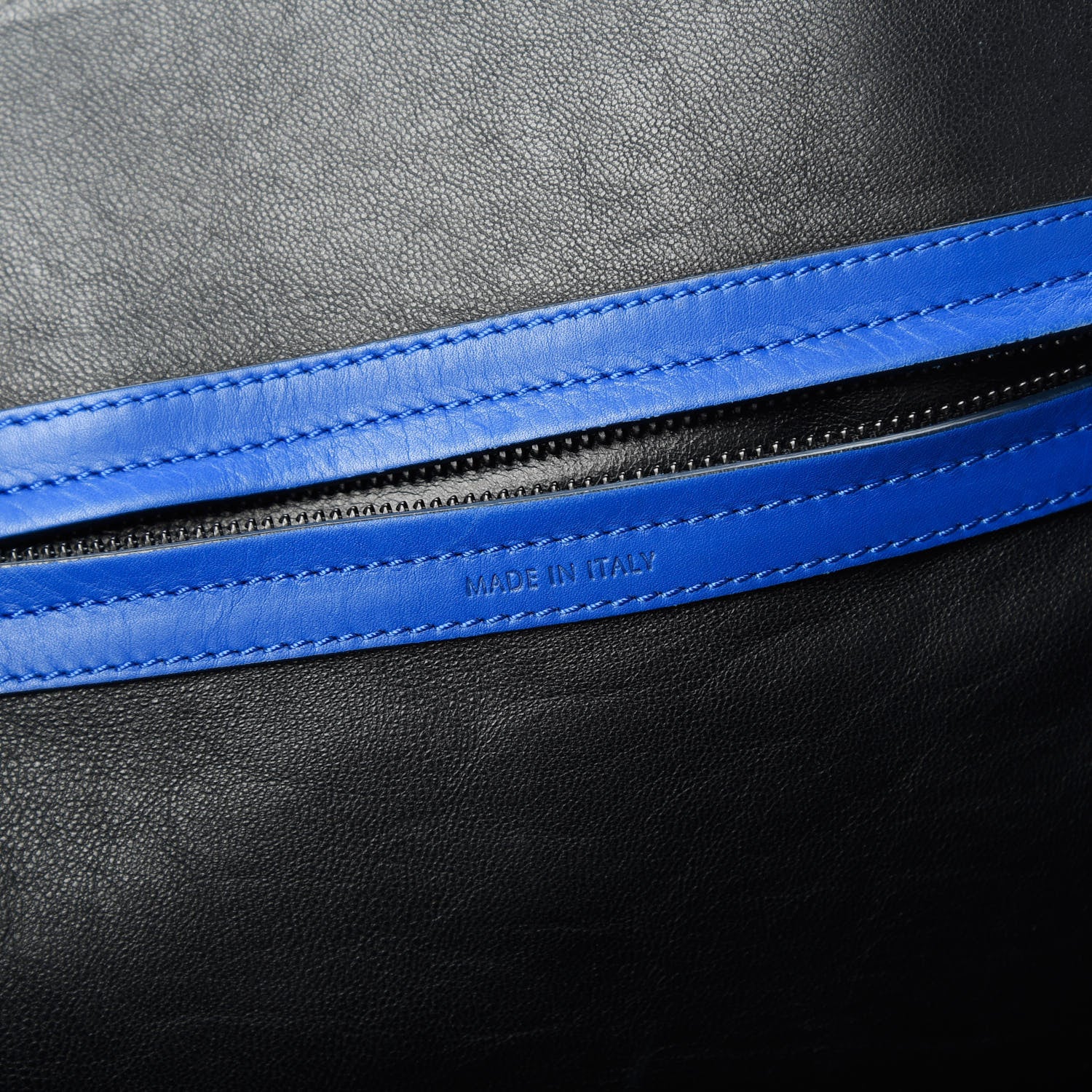 Celine Suede Medium Phantom Luggage Royal Blue 8 of 10