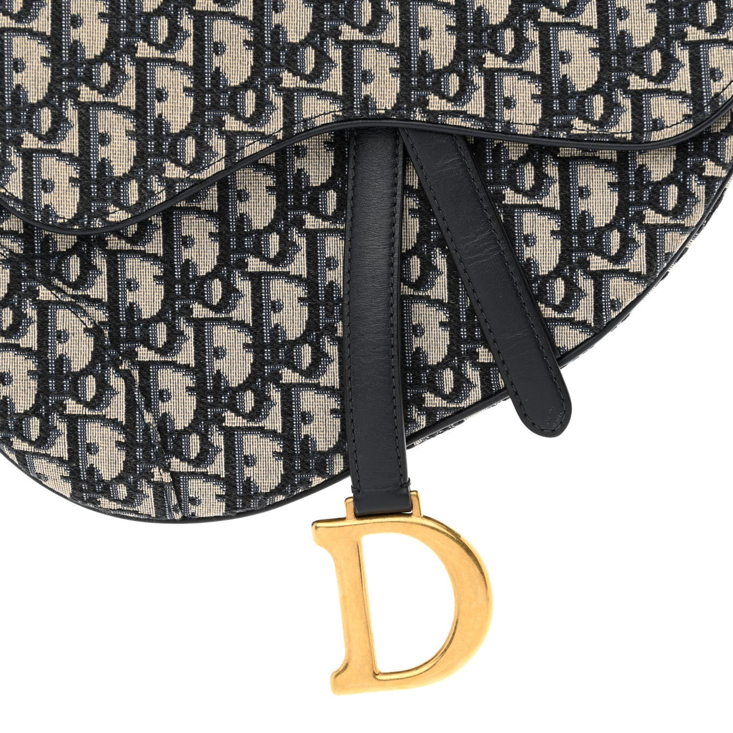 Oblique Saddle Bag Blue