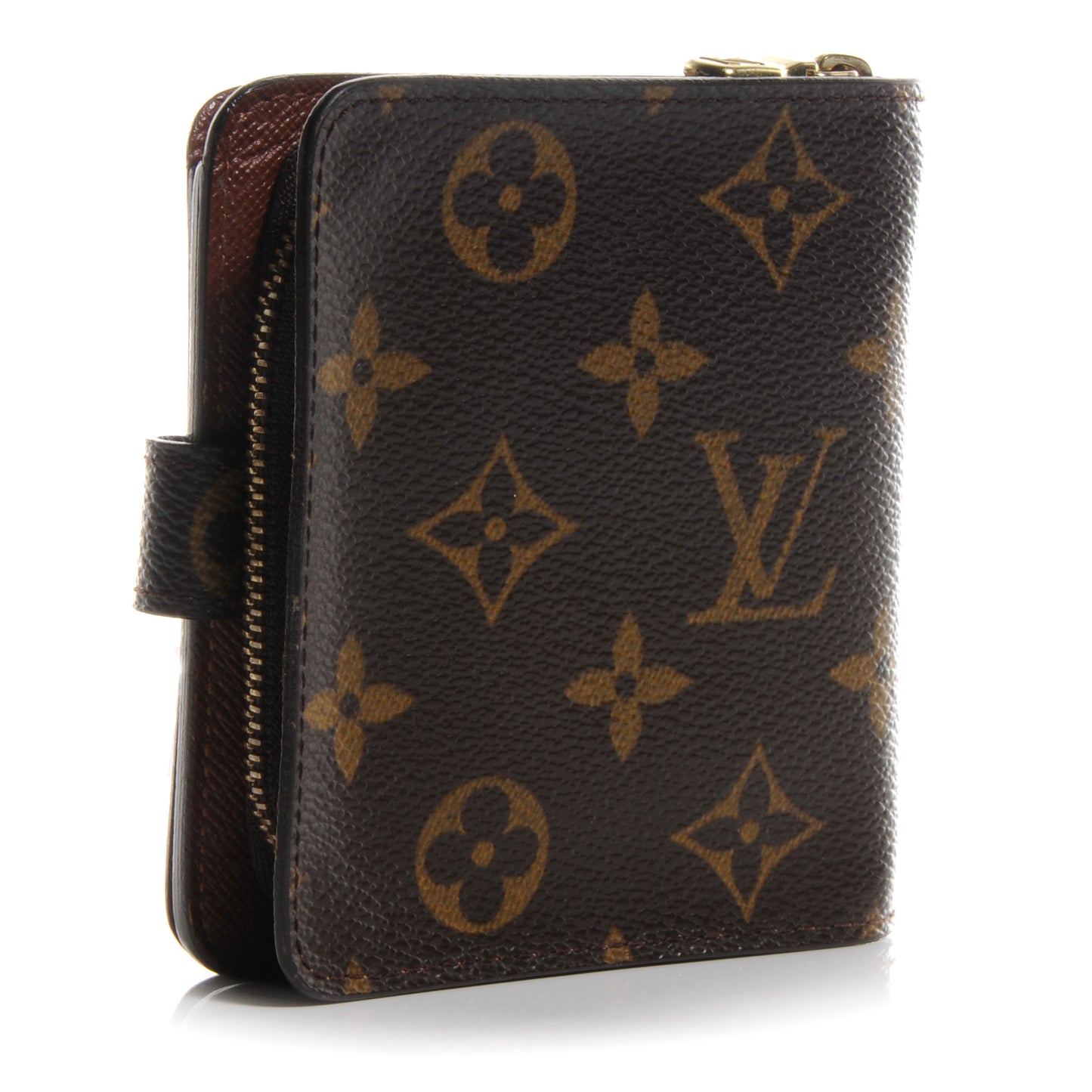 Monogram Compact Zippe Zipped Wallet