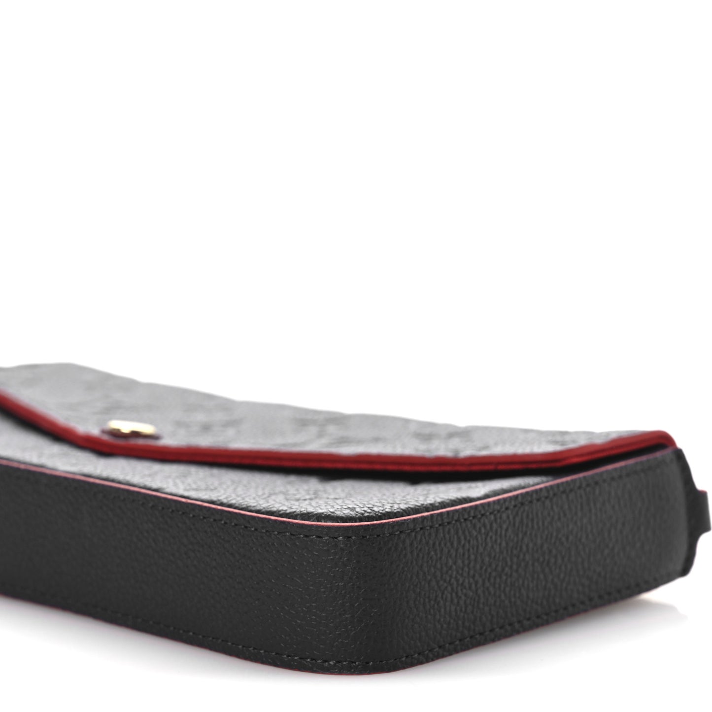 Empreinte Pochette Felicie Chain Wallet Marine Rouge