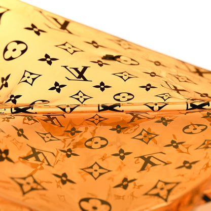 Louis Vuitton PVC Monogram Printed Envelope Pouch Orange 5 of 7