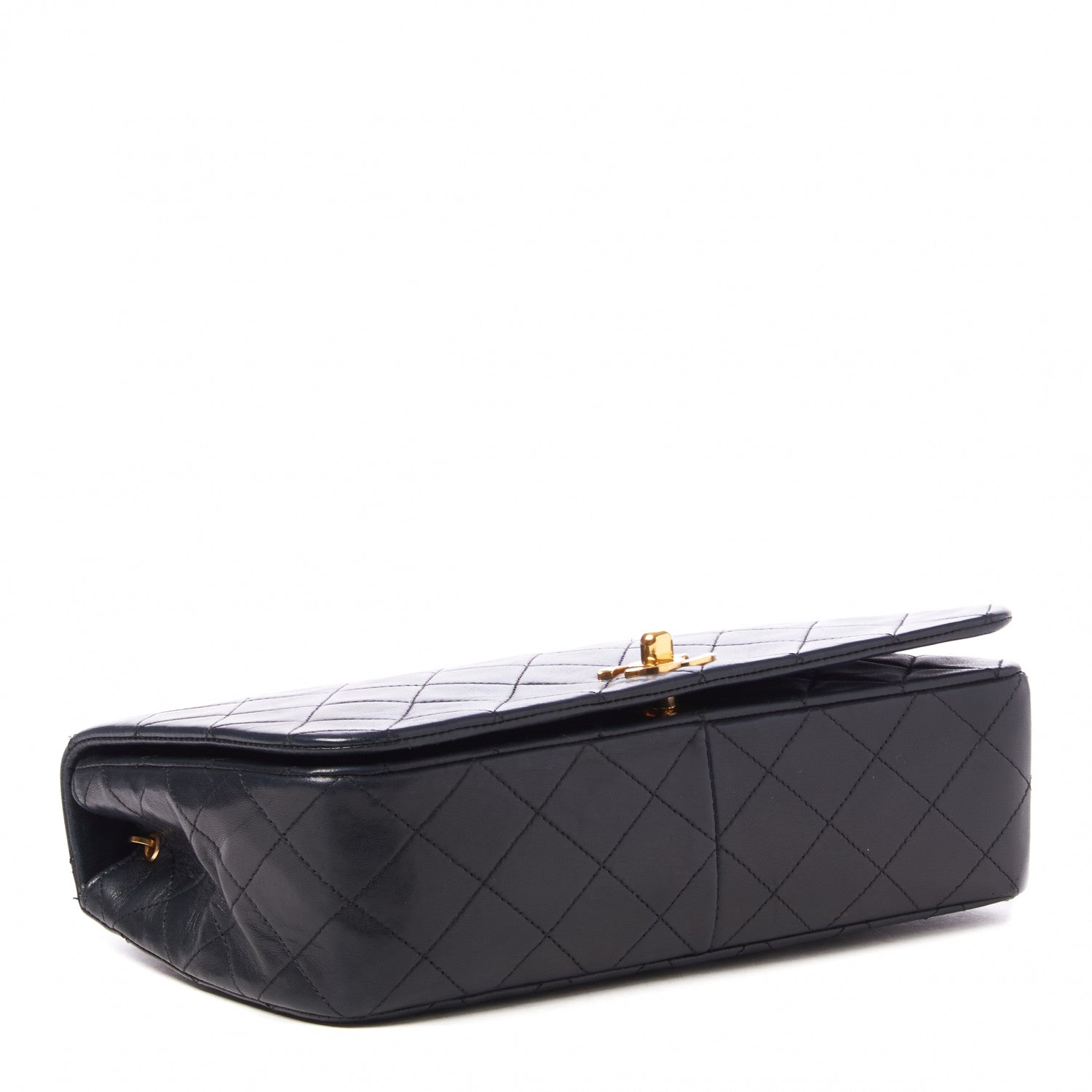 Chanel Lambskin Quilted Small Single Flap Bag Black 3 of 10