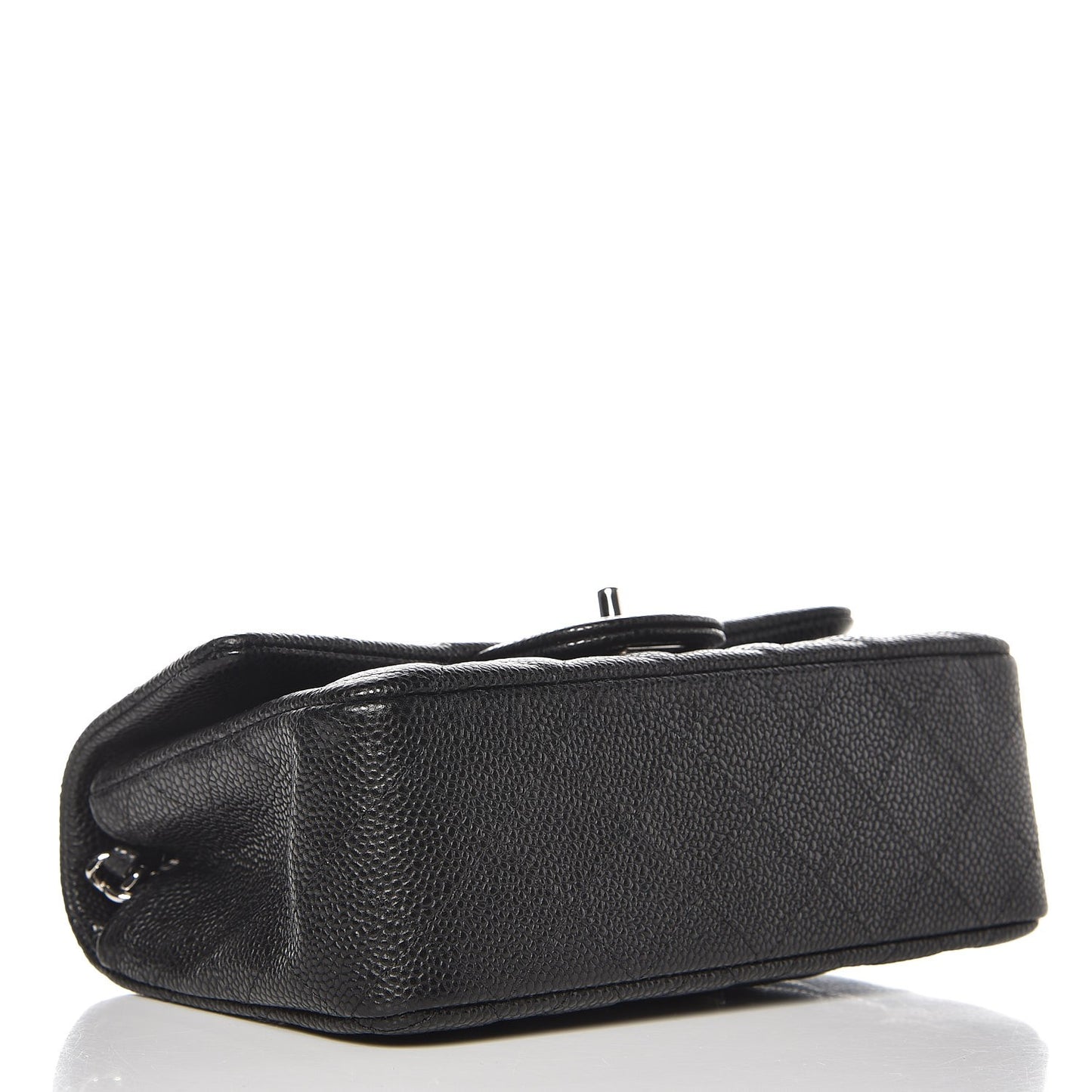 Caviar Quilted Mini Rectangular Flap Black