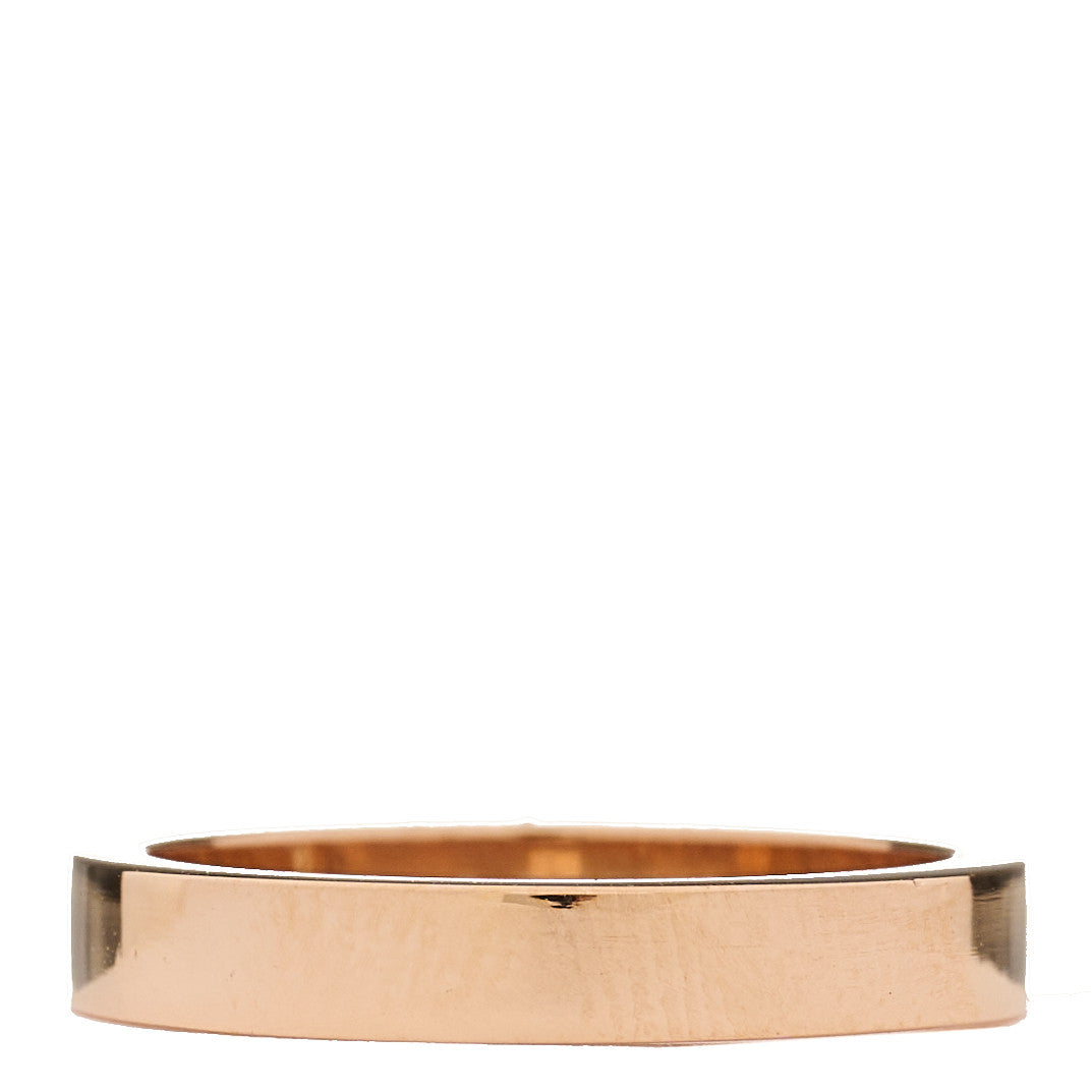 18K Pink Gold Diamond 3mm C De Cartier Wedding Band Ring 49 4.75